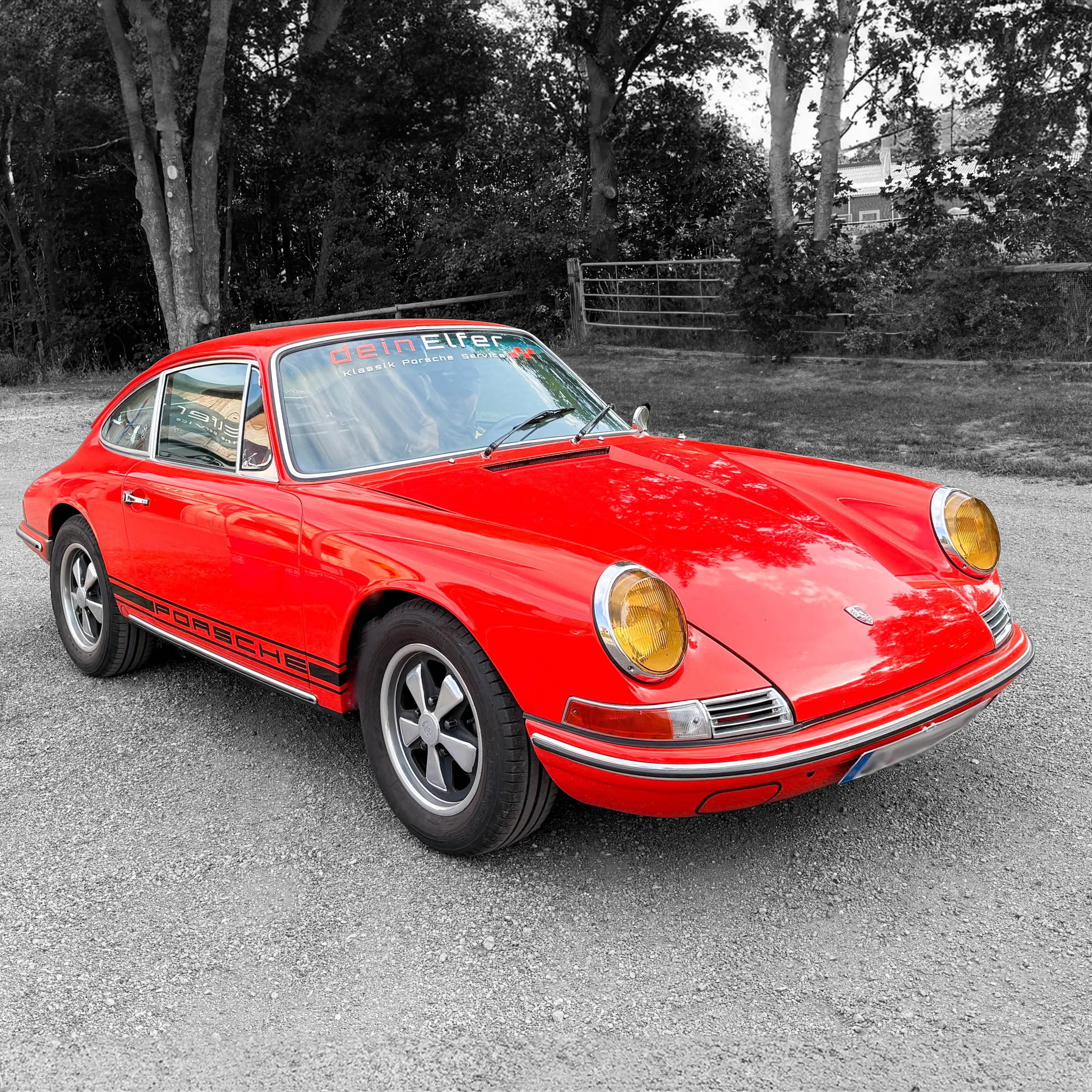 porsche-blacknwhite